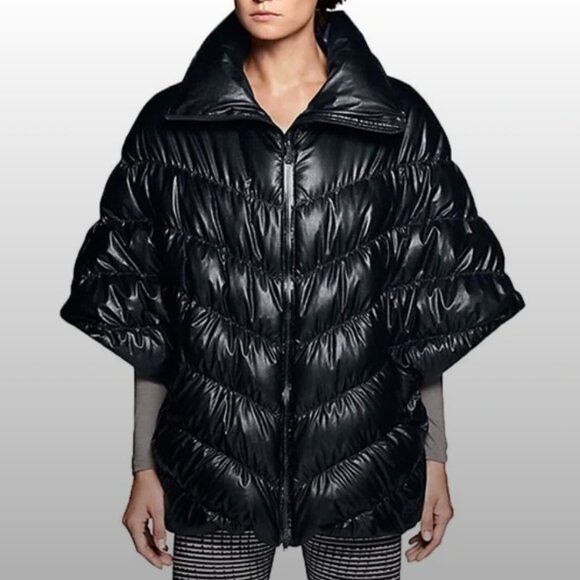 NIKE Cascade Down 550 Puffer Jacket Poncho Size Medium - Picture 1 of 6
